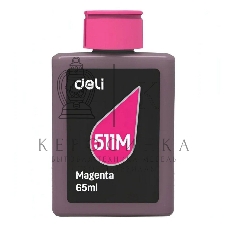 Чернила водорастворимые Deli 511M-EA1 пурпурный 65 мл