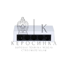 Коммутатор гигабитный 5-портовый неуправляемый Dahua DH-PFS3005-5GT-L, 5xRJ45 1Gb, коммутация 10 Гбит/с, MAC-таблица 2K, пластик