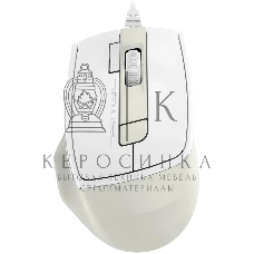 Мышь проводная A4Tech Fstyler FM45S Air бежевый, 2400 dpi, USB, кнопки - 7