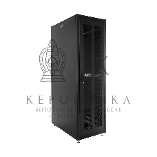 Шкаф серверный напольный ЦМО ШТК-Э, IP20, 48U, 2254х600х1000 мм (ВхШхГ), дверь: перфорация, боковая панель: сплошная, разборный, черный