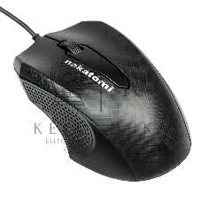 Мышь проводная Nakatomi MON-07U черный, 800 dpi, USB, кнопки - 3