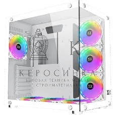 Компьютерный корпус Xigmatek Aquarius Plus White EN46430 ATX, USB3.0x2+USB2.0x1, Front &Left TG, 7PCS AY120 Fan, EN46430 Frontx3+Bottomx3+Rearx1
