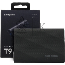 Внешний SSD Samsung T9, 4TB, USB 3.2 Gen 2x2 Type-C, R/W 2000/2000, черный