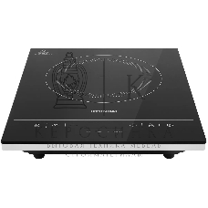 Плита настольная индукционная Hyundai HYC-0111 черный/серебристый закаленное стекло (настольная)