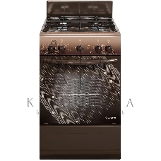 Плита газовая Gefest ПГ 5100 0018 коричневый, конфорок 4 шт, духовка 52 л, 50 см x 85 см x 58.5 см