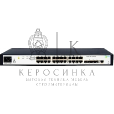 Коммутатор управляемый SNR уровня 2+, 24 порта 10/100/1000Base-T, 4 порта 1/10G SFP+