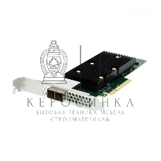 HBA-адаптер Broadcom SAS 9400-8e SGL (05-50013-01/03-50013-16008) PCIe 3.1 x8 LP, Tri-Mode SAS/SATA/NVMe 12G HBA, 8port(2*ext SFF8644), 3408 IOC