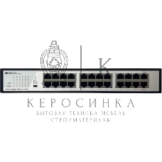 Коммутатор неуправляемый ORIGO, 24x1000Base-T, комплект для установки в 19