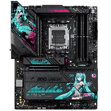Материнская плата ASUS ROG STRIX X870E-H GAMING MIKU AM5 ATX 4xDDR5 2xPCIEx16 4xM.2 3xUSB-C HDMI 5GLAN Wi-Fi 7 