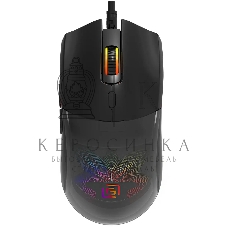 Мышь проводная Oklick 714GM черный, 3200 dpi, USB, кнопки - 7