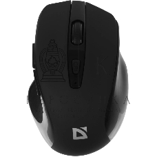 Мышь беспроводная Defender Prime MB-053 черный, 1600 dpi, радиоканал, USB, кнопки - 6