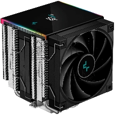 Кулер для процессора DEEPCOOL AK620 DIGITAL SE LGA20XX/1700/1200/115X/AM5/AM4 (9шт/кор, TDP 260W, PWM, DUAL Fan 120мм, 6 тепл. трубок, ARGb, черный) RET (R-AK620-BKADMN-GJD)