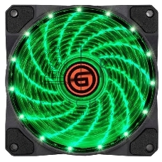 Вентилятор для корпуса LED 12LG15 (зеленый) (108309)