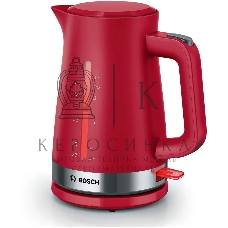 Чайник электрический Bosch TWK4M224 1.7л. красный корпус: пластик