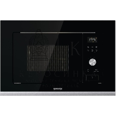 Встраиваемая микроволновая печь GORENJE BMX201AG1BG Электронное управление, черный, объем: 20 л