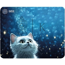 Коврик для мыши Cactus белый Cat 300x250x3мм (CS-MPC-D11M)