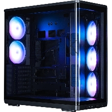 Компьютерный корпус ZALMAN MidTower P60 black (ATX, без БП, 2xUSB 3.0+USB Type C, 5x120мм ARGb) (Zalman P60 Black)