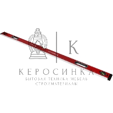 Уровень RGK U4150 пузырьковый 3глаз. магнит. красный (776073)