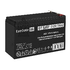Аккумуляторная батарея ExeGate DT 1207 (12V 7Ah, клеммы F2)