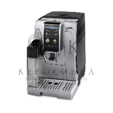 Кофемашина автоматическая DeLonghi Dinamica Plus ECAM380.85.SB серебристый/черный, исп. кофе - зерновой/молотый, 1.8 л, 1450 Вт, 15 Бар.