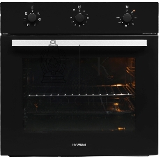 Духовой шкаф электрический Hyundai HEO 6631 BG черное стекло