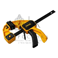 Струбцина Denzel F-образная, быстрозажимная, 150 х 80 мм, усиленный нейлоновый корпус