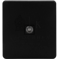 Розетка телевизионная Kranz ROUND TV с/у оникс