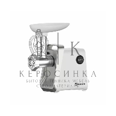 Мясорубка электрическая Sakura SA-6431W белый, 1600 Вт, 0.9 кг/мин, реверс, защита от перегрузки, насадки - 4