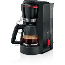 Кофеварка капельная Bosch TKA4M233, черный, тип кофе молотый, 1.4 л, 1200 Вт