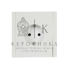 Розетка СП FORTE&PIANO FP213 16А с заземл. защ. шторки безвинт. крепл. белый IEK FP-R14-16-1-K01