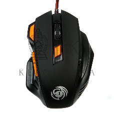 Мышь проводная Dialog Gan-Kata MGK-14U черный, 2400 dpi, USB, кнопки - 7