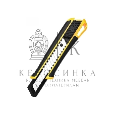 Технический нож Deli DL003H 18 мм, лезвие SK5, ударопрочный корпус, автоматическая блокировка, прорезиненная рукоятка