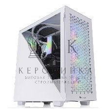 Компьютерный корпус Thermaltake Divider 300 TG Air Snow CA-1S2-00M6WN-02 Snow/Win/SPCC/Tempered Glass*1/Mesh Front Panel/120мм Standard Fan*2 (528610)