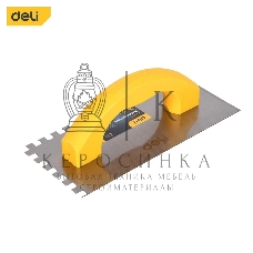 Кельма зубчатая прямоугольная Deli DL509310 230х100мм