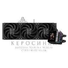 Система охлаждения Water Cooling System PCCooler DS360 Display BK (310W, 360мм, LED, Black, ARGb Pump/Fans: 3x120мм, 90.56CFM, 39.8dBA, 2500RPM/Pump height 65мм, 15dBA, 2600RPM, Rad thickness 27мм/S: 1851, 1700, 1200, 115X, AM5, AM4)