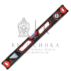 Строительный уровень Deli DL290600K 600мм, зеркальный глазок, двухсторонняя фрезеровка