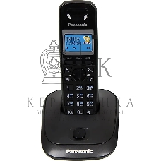 Телефон беспроводной (DECT) Panasonic KX-TG2511RUT (титан) АОН, Caller ID,спикерфон на трубке,переход в Эко режим одним нажатием