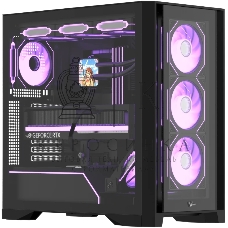 Компьютерный корпус AeroCool/Formula Air Power G8 Floe черный без БП ATX 2xUSB 3.0 1xUSB3.1 audio bott PSU