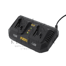 Устройство зарядное для аккумуляторов Denzel IBC-18-3.0-2, Li-Ion, 18В, 3,0 А, для двух батарей