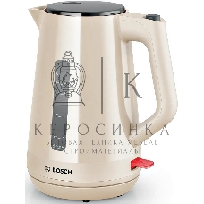 Чайник электрический Bosch TWK1M127 бежевый, 1.7 л, 2400 Вт