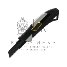 Технический нож Deli DL4256 18мм, корпус из алюминиевого сплава, прорезиненная рукоятка