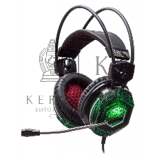 Наушники с микрофоном Oklick HS-L500G черный 2.2м мониторы оголовье