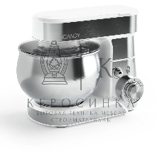 Миксер планетарный Candy CM-501 900Вт серебристый/белый