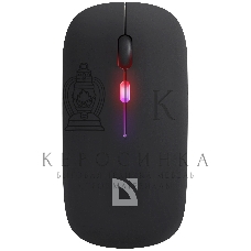 Мышь беспроводная Defender Coda MB-261 черный, 1600 dpi, радиоканал, Bluetooth, USB, кнопки - 4