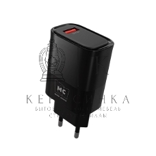 Сетевое зарядное устройство MORE CHOICE (4620202553416) NC09m 1USB 3.0A QC3.0 15W, черный