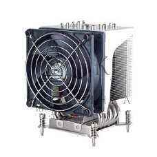 Кулер серверный Ablecom ACL-S40200 серебристый, 92 мм, алюминий/медь, 3800 об/мин, 38 дБ, 4 pin, 205 Вт, 126 мм