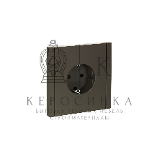 Розетка СП FORTE&PIANO FP315 16А с заземл. защ. шторки винт. крепл. сер. IEK FP-R14-16-K03