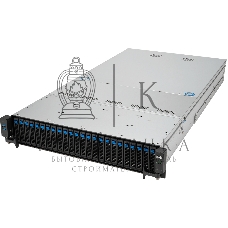 Серверная платформа ASUS RS521A-E12-RS24U, 2U, 1 x SP5 LGA 6096 360W, 24 x DDR5 6400/4800*, 24x 3.5'' NVMe hsb + 2x 2.5'' SATA, 2x M.2 22110, up to 1 PCIe Gen5 x8 LP + 1 OCP3.0, 2 x 1GbE RJ-45 LAN Intel i350-AM2, 1+1 2000W