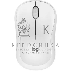 Мышь беспроводная Logitech M240 SILENT белый, 4000 dpi, Bluetooth, кнопки - 3