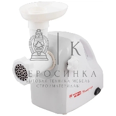 Мясорубка электрическая Белвар КЭМ-П2У-303-00 белый, 1500 Вт, 0.4 кг/мин, реверс, насадки - 8